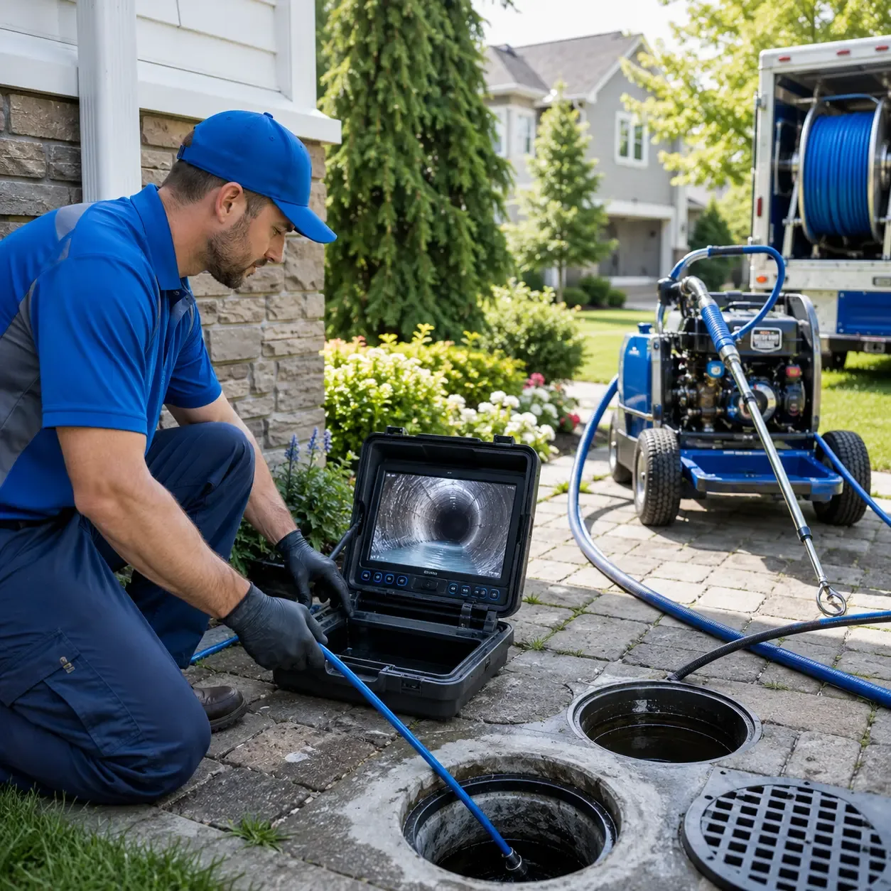 Outdoor drain cleaning professionals serving Point Lookout, NY
